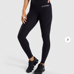 Gymshark Black Geomesh Leggings - M
